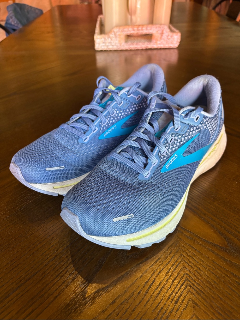 Brooks Ghost 14 Men’s Size 9 Blue Running Athletic Shoes
